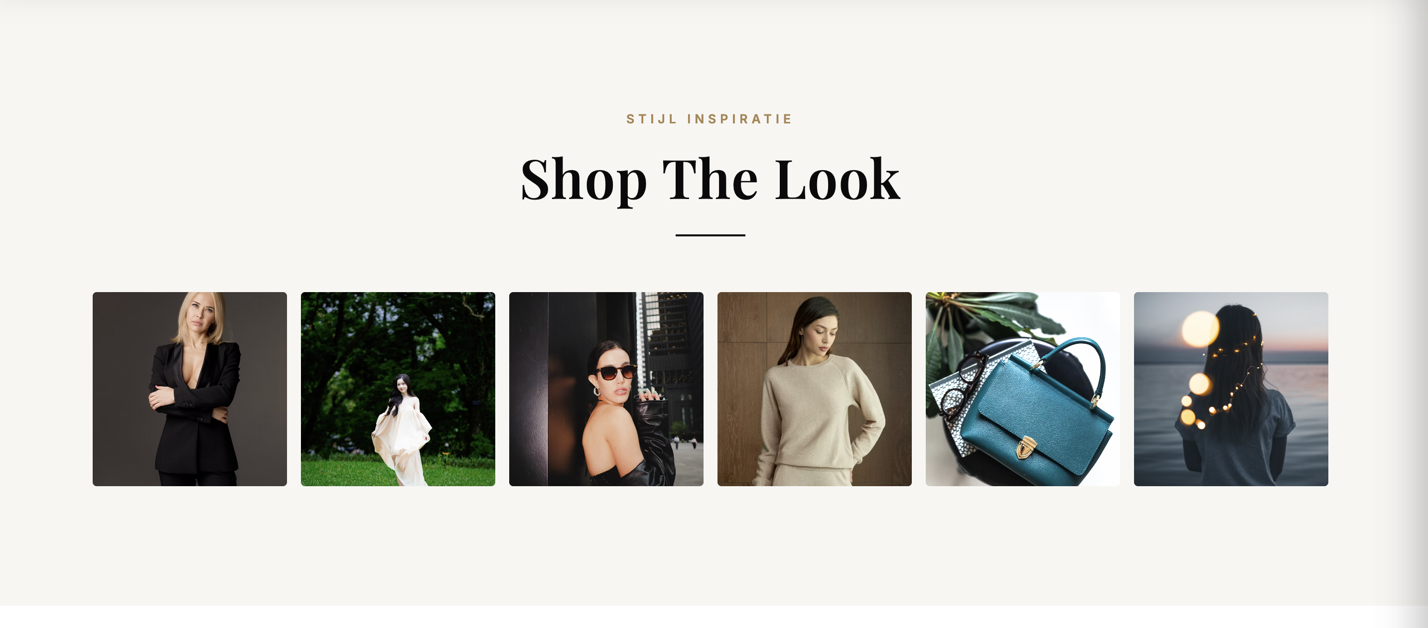 Aurora Design premium fashion brand landing page